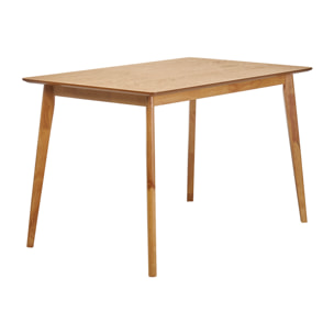 Table à manger scandinave finition frêne L120 cm ELION