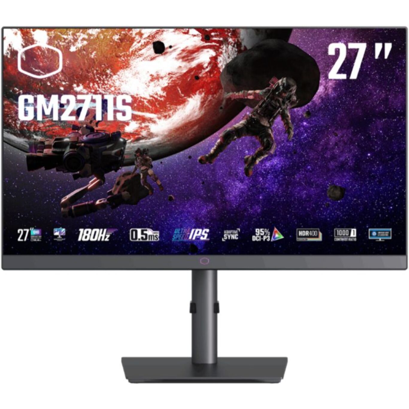 Ecran PC Gamer COOLER MASTER GM Plat 27'' IPS CMI-GM2711S-EK