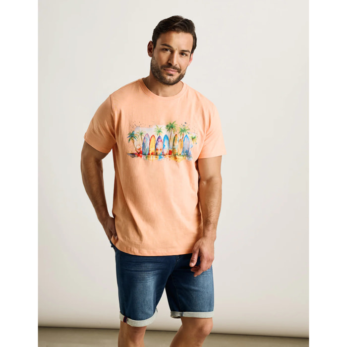 Camiseta Manga Corta Naranja - Kulick