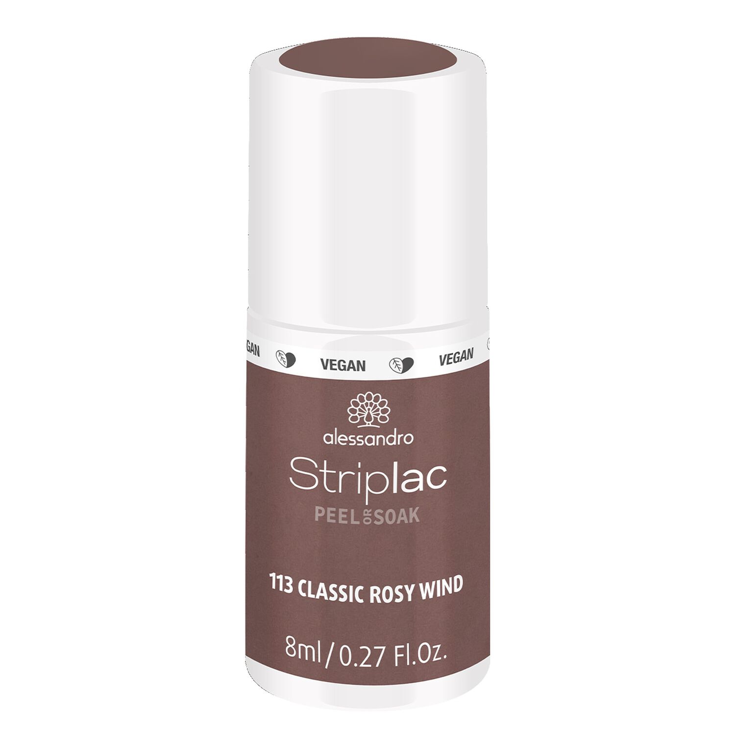 Striplac Peel or Soak - Vernis Semi-permanent - 113 Classic Rosy Wind 8 ml