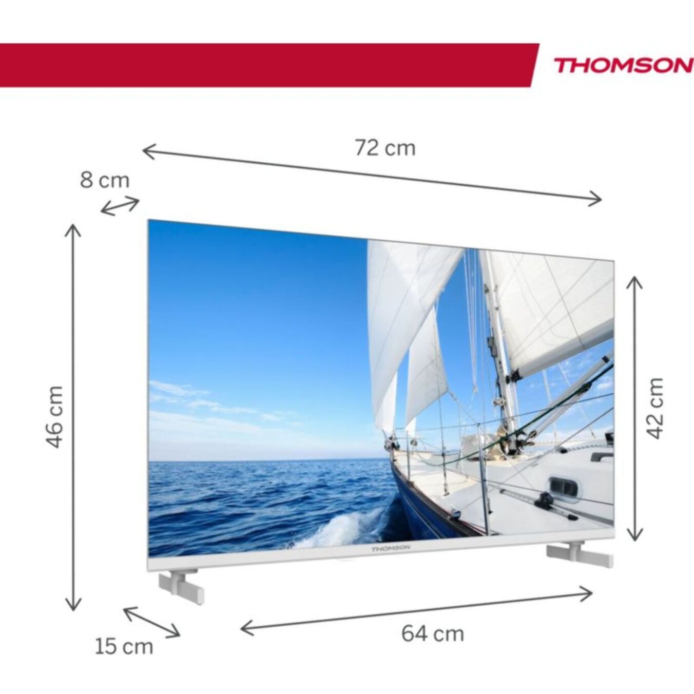 TV LED THOMSON 32HG2S14W 2024