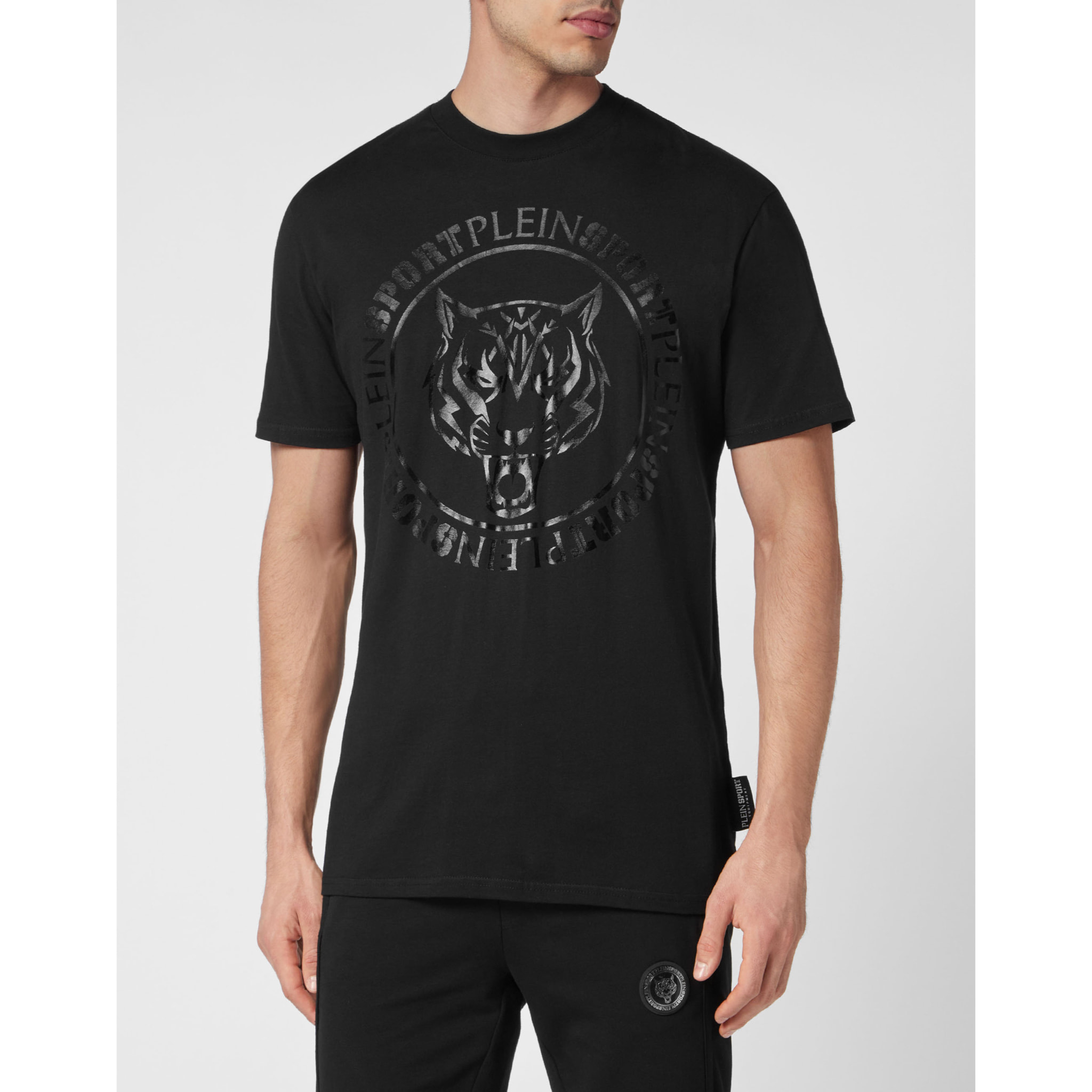 PLEIN SPORT Camiseta Cuello Redondo TIGER