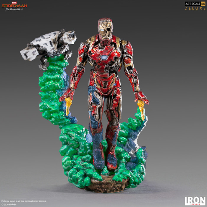 Spider-Man Far From Home Statua Deluxe Illusione Iron Man 20cm 1/10 Iron Studios