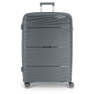 Maleta grande expandible Kiba rígida con capacidad hasta 124 L