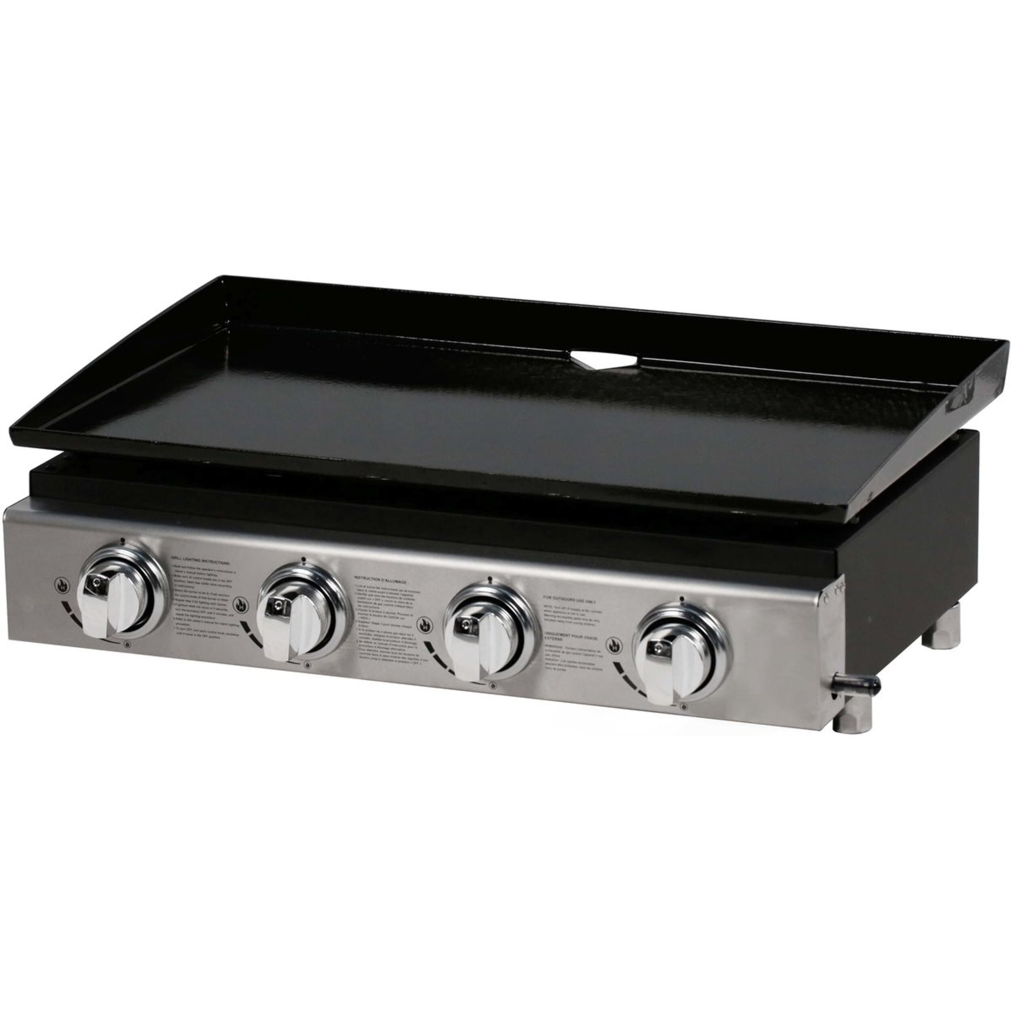 Plancha "Presto 3" - 3 Brûleurs - 7.5kW - Gris