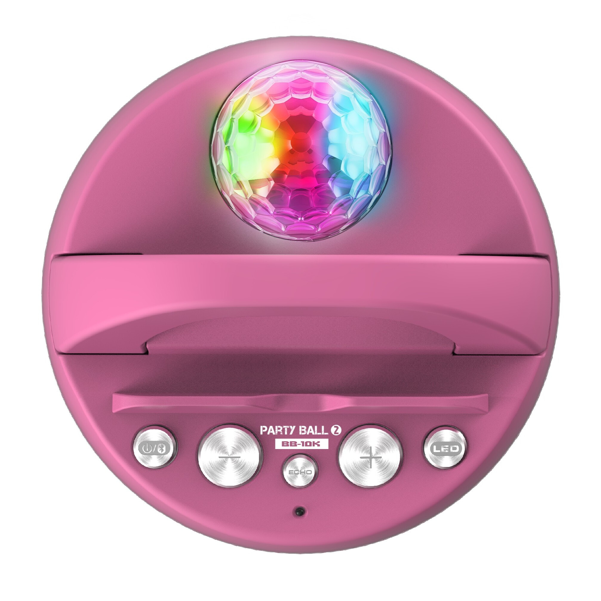 KARAOKE PARTY BALL ROSA 2 MICROS 40 WATT IDANCE