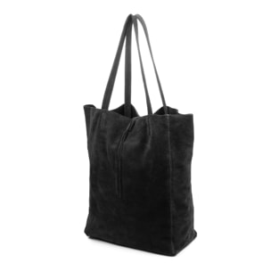Sefora Borsa Shopper Donna.Pelle autentica Camoscio