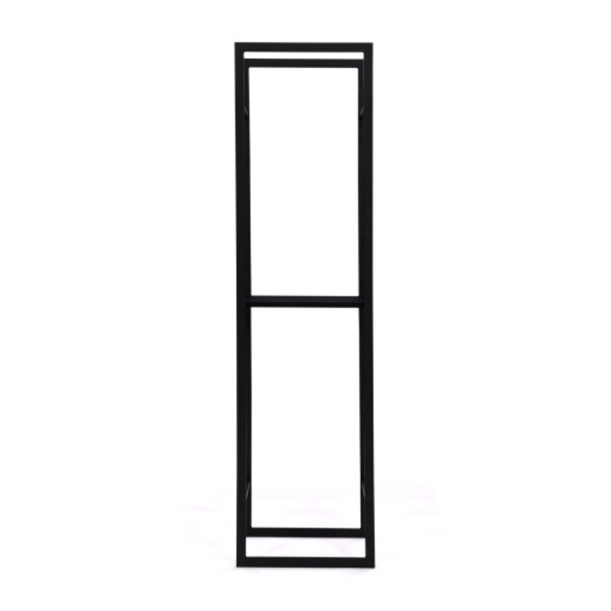 Range bûches vertical avec étagères 170cm