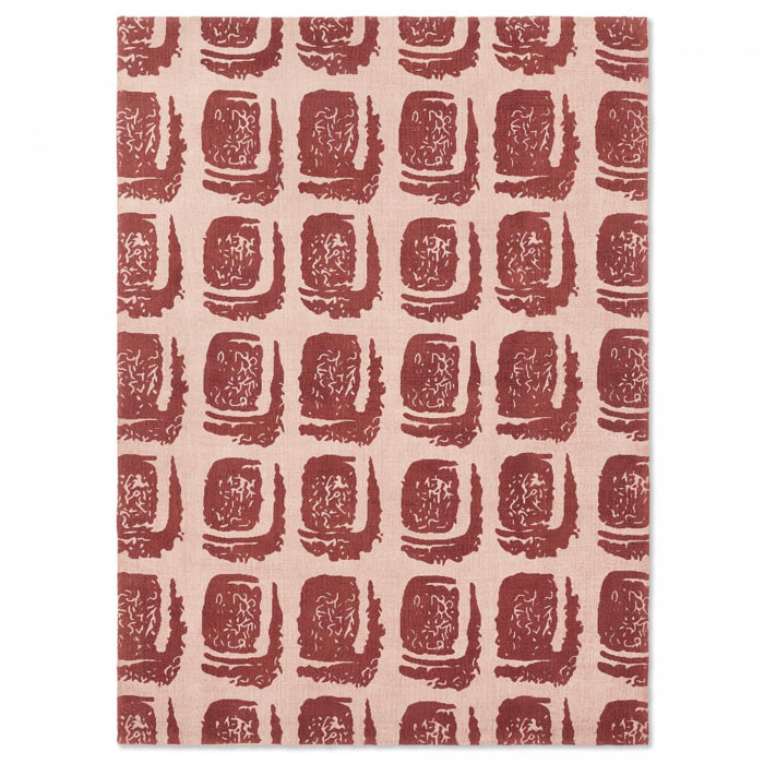 Tapis salon et chambre fait à la main en coton motif abstrait XEQUI