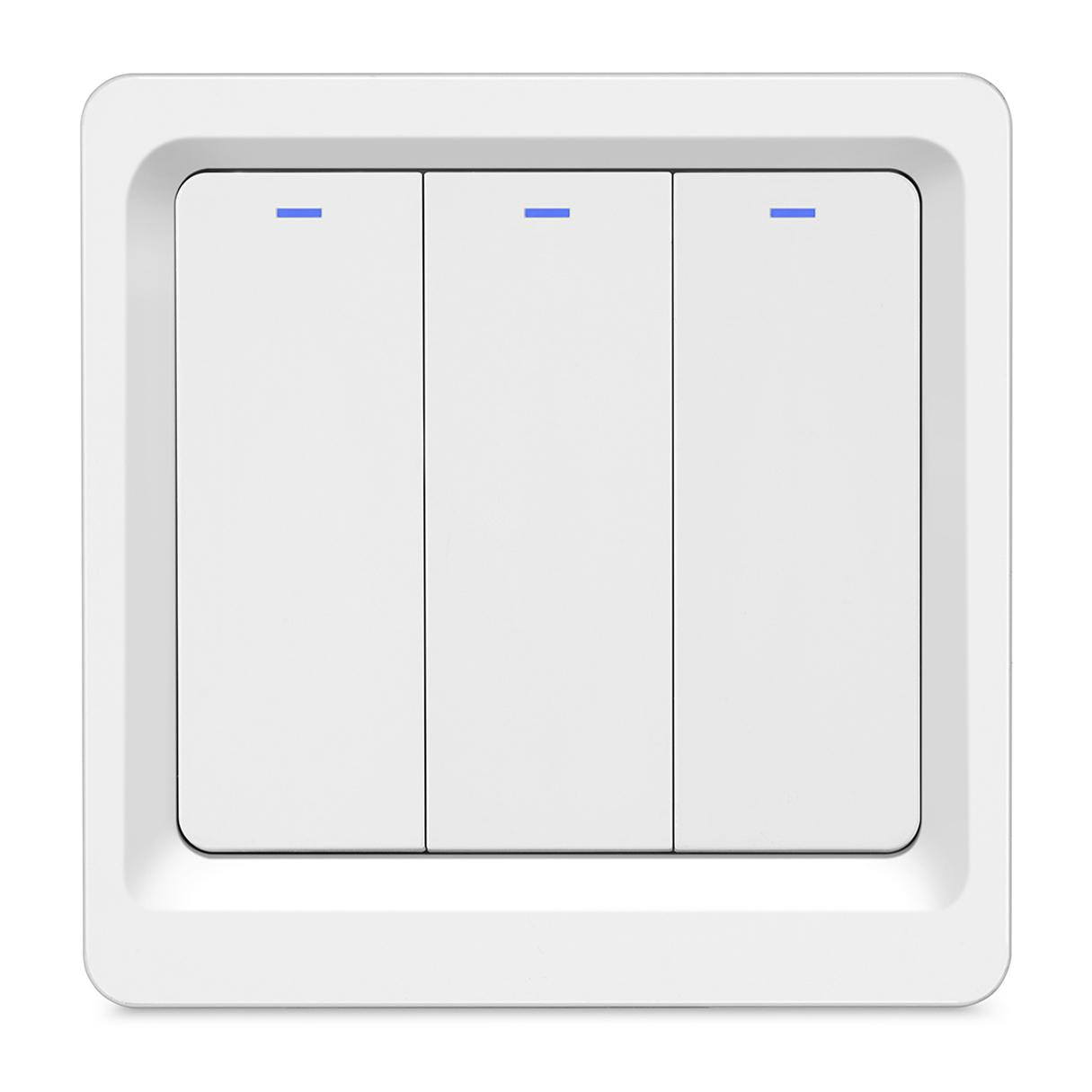 Wi-Fi Smart Wall Switch con telecomando e timer, compatibile con Alexa e Google Home