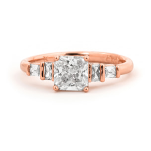 Anillo Vegrorn acabado oro rosa 18k