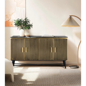 Aparador de Madera de Mango Estilo Clásico Moderno