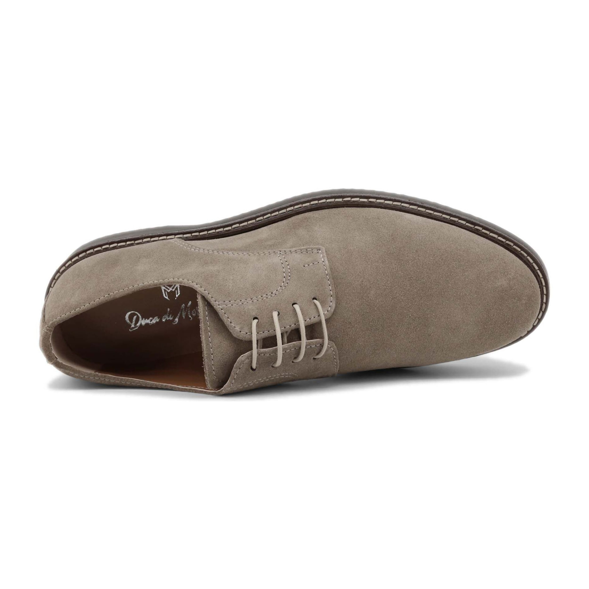 Zapatos Oxford para Hombre - Duca di Morrone Alessio Suede Taupe