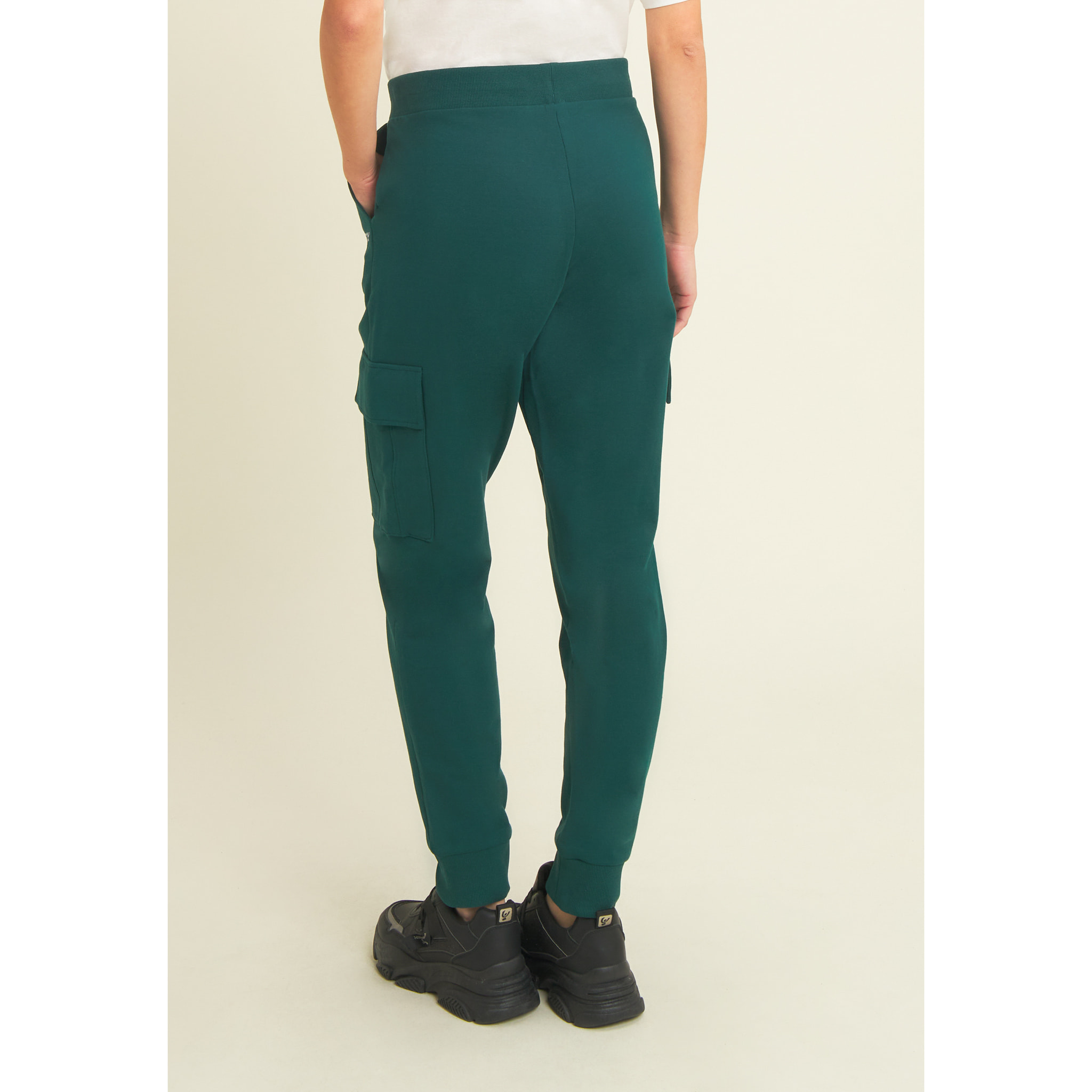 Pantaloni sportivi in felpa con tasconi laterali