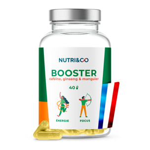Nutri&Co Le Booster Énergie et Concentration - 40 gélules Vegan