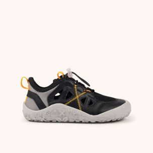 Zapatilla de Verano Infantil Barefoot Negra y Naranja MUNICH MINI GLOSS 01