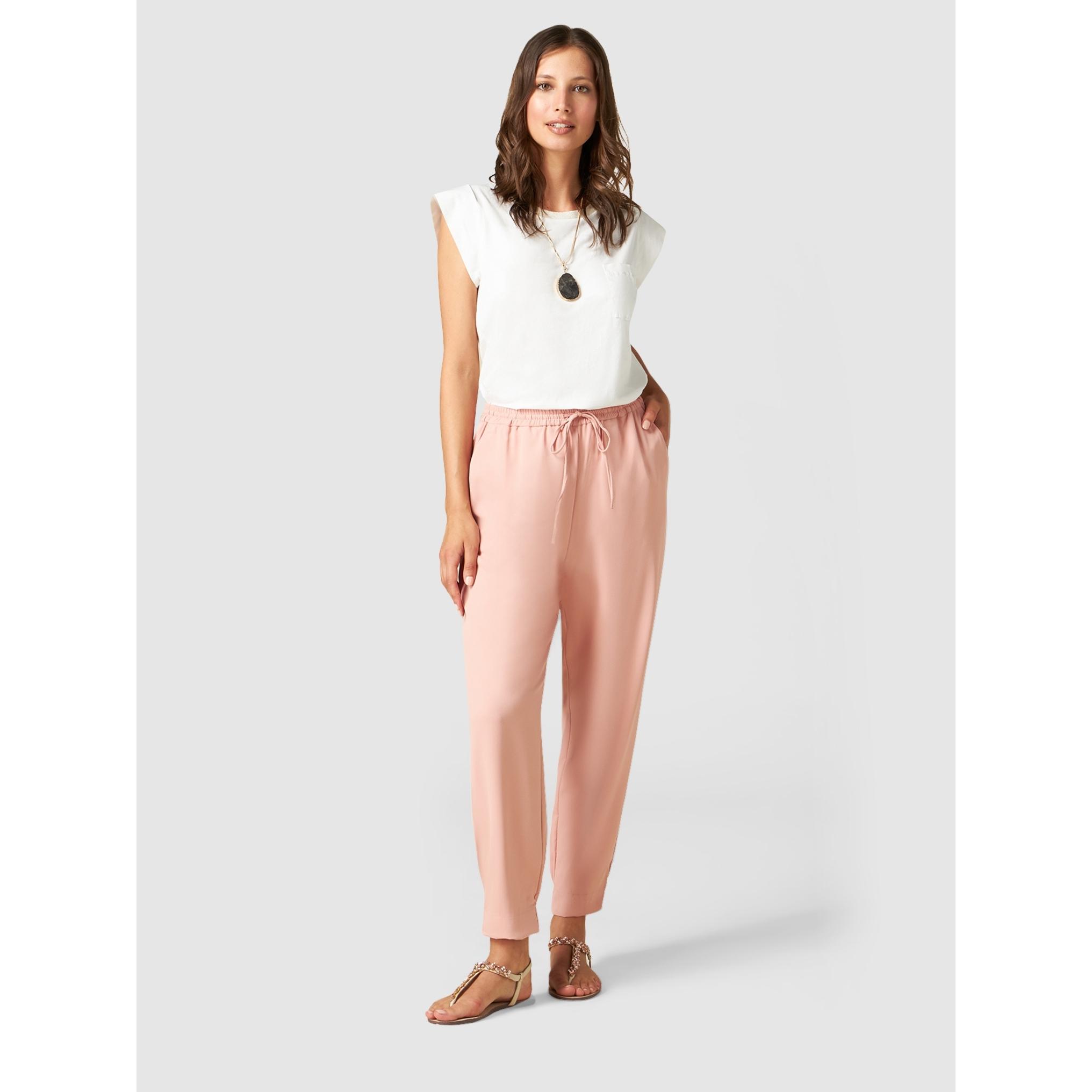 Oltre - Joggers Dubai in tessuto fluido - Rosa