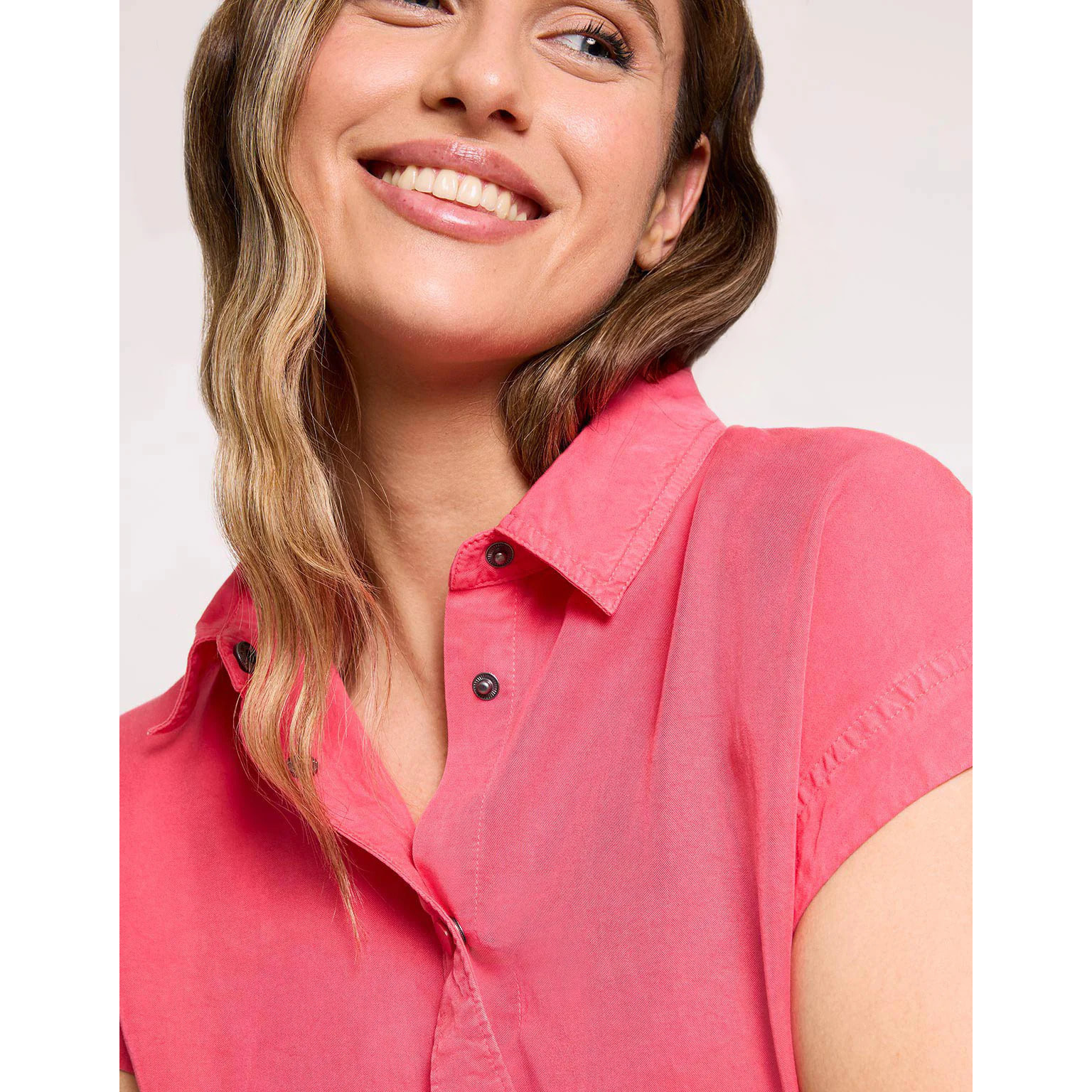 Camisa Manga Corta Coral - Tentop