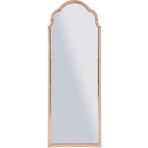 SPECCHIO DA MURO TANGERI ROSA CM 55X2X150 (MISURA SPECCHIO CM 49X144)