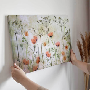 Tableau de fleurs Prairie de coquelicots Toile imprimée