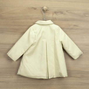 Giacca con colletto da bambino beige