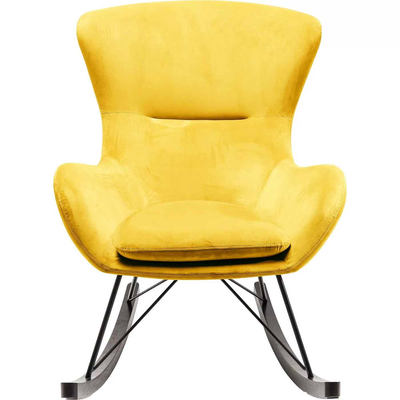 Fauteuil à bascule Oslo jaune Kare Design