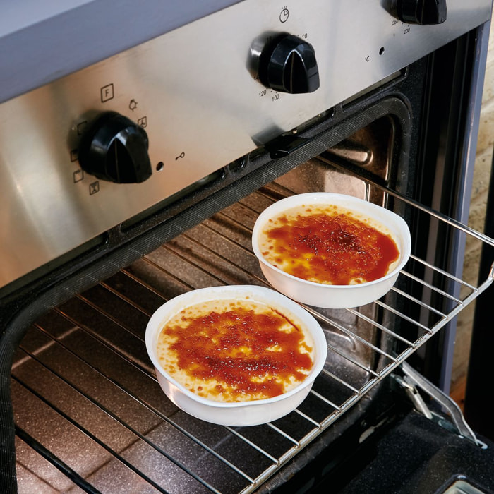 Piatto per crème brûlée bianco 14cm Smart Cuisine Carine  - Luminarc  rotondo