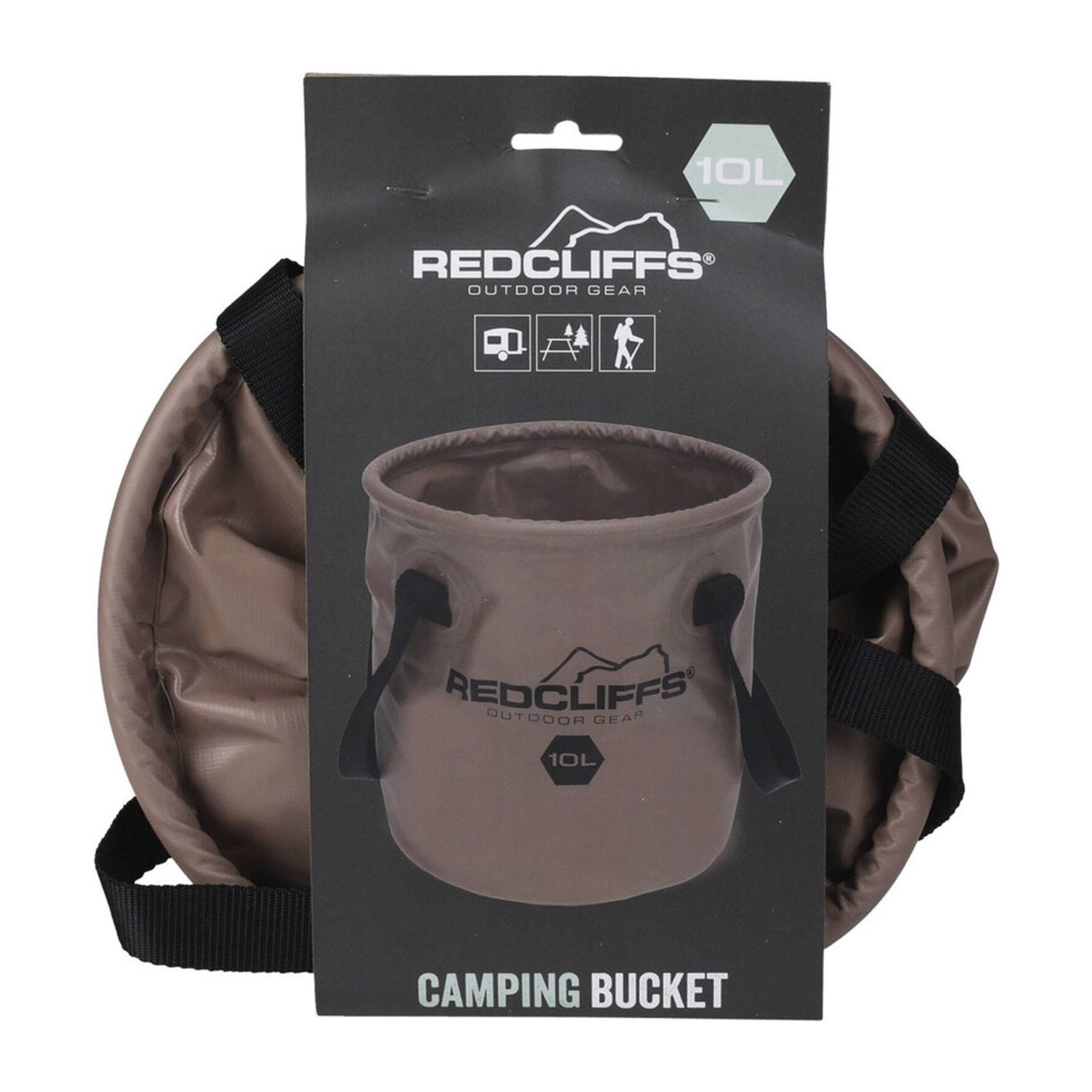 Well home cubo plegable con asas redondas ø24x25cm de 10l