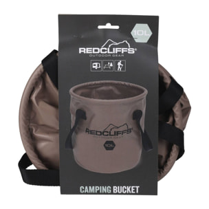 Well home cubo plegable con asas redondas ø24x25cm de 10l