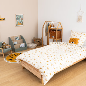 Parure de lit Telma motif léopard 140x200cm