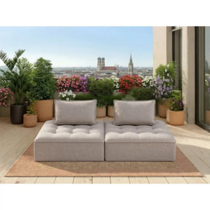 Assise de jardin Portofino grise Kare Design