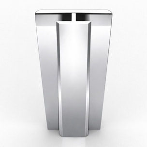 Profilé Mural de Jonction en Aluminium Chrome H250 cm compatible avec WALL'IT et STONE'IT