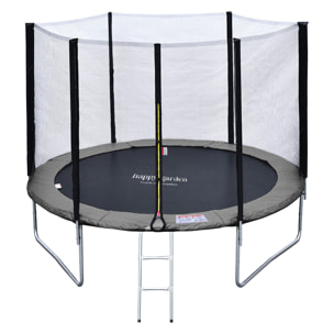 Trampoline réversible avec accessoires -