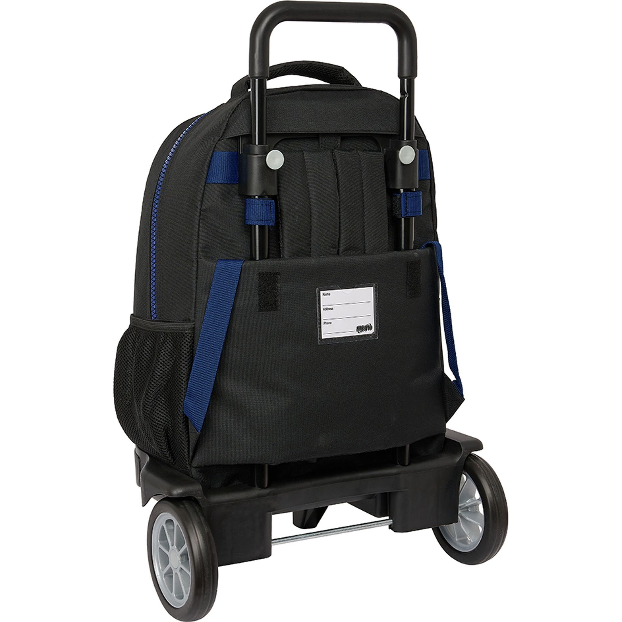 Mochila gde. c/ruedas compact evol. ext. naruto "ninja"