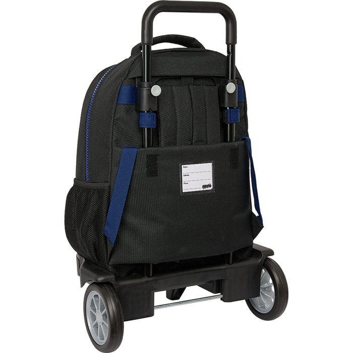 Mochila gde. c/ruedas compact evol. ext. naruto "ninja"