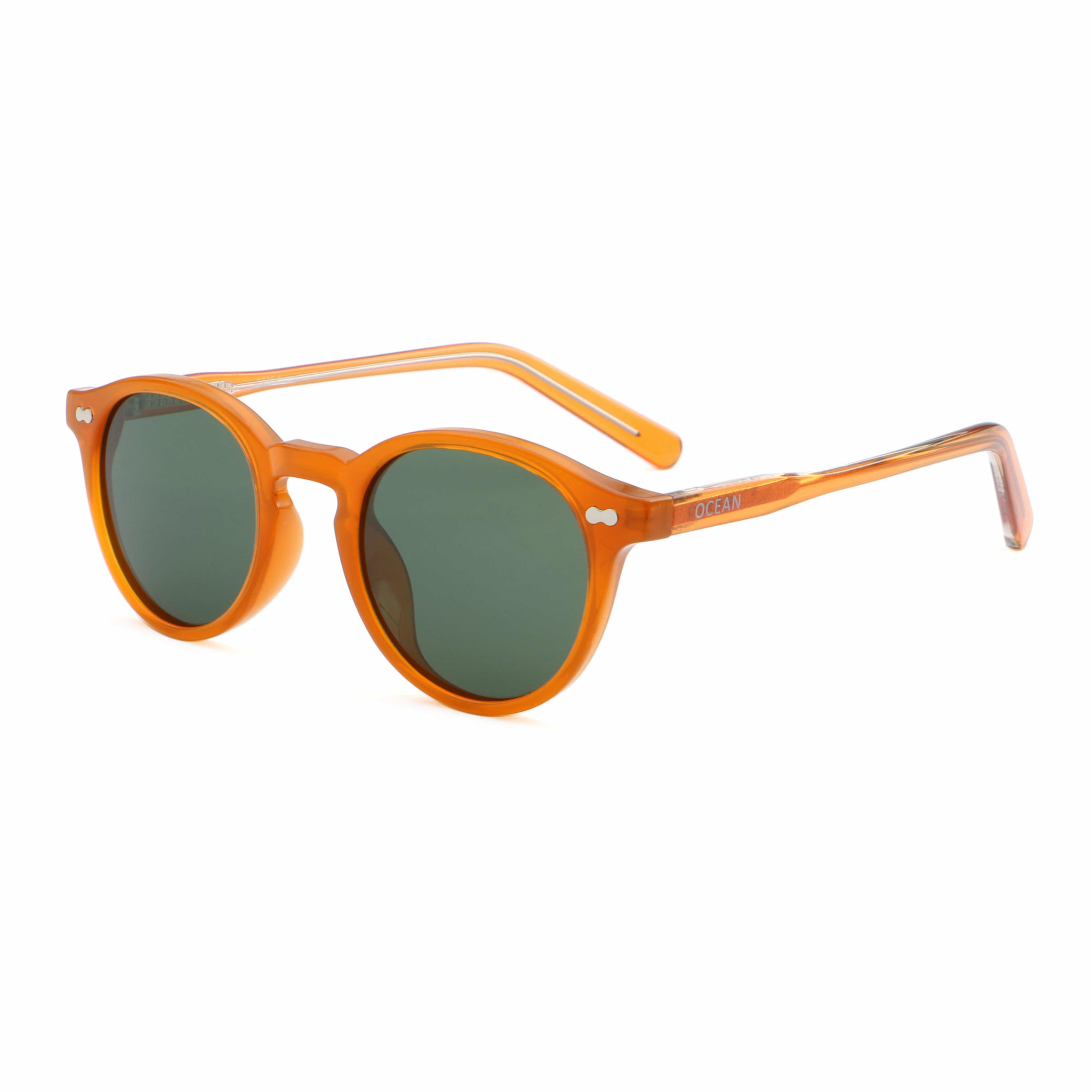 Gafas de sol OCEAN BOWIE - Miel / Verde