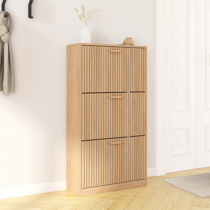 Meuble chaussures Faustine 3 portes - 18 paires