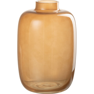 J-Line vase Rita - verre - orange - small - 22 .5 cm de hauteur
