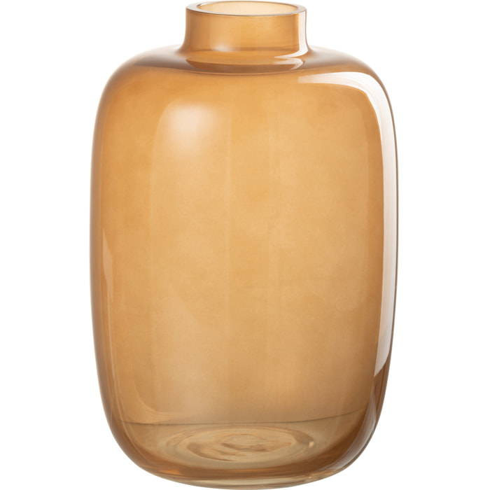 J-Line vase Rita - verre - orange - small - 22 .5 cm de hauteur