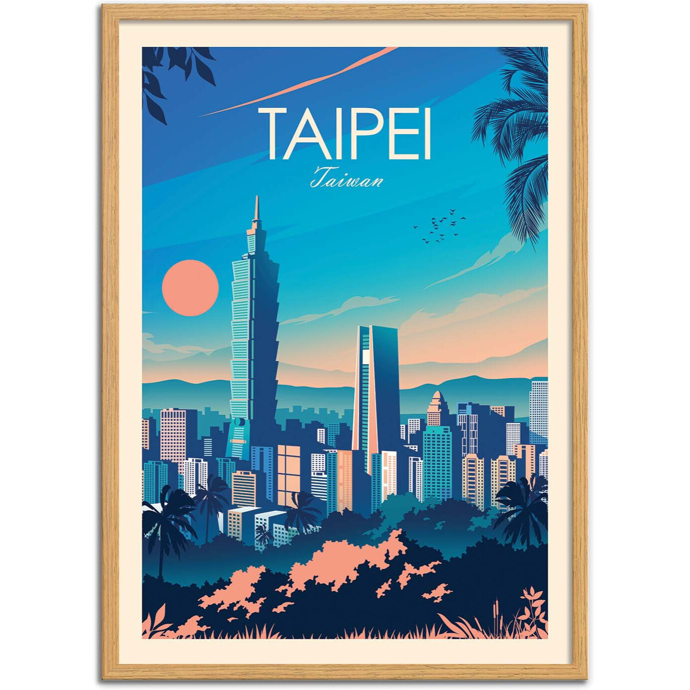 Affiche - Taipei Taiwan - Studio Inception