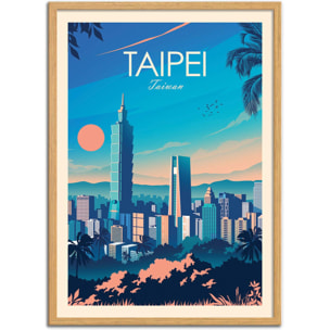 Affiche - Taipei Taiwan - Studio Inception