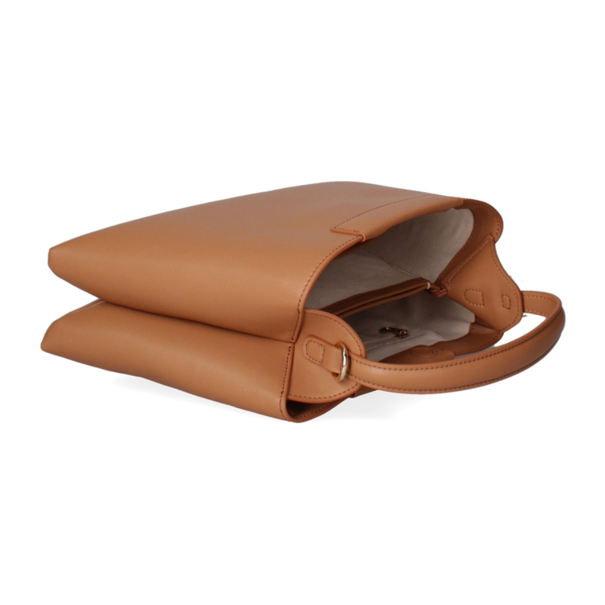 Borsa a mano da donna - Modello False - 100% pelle riciclata - 30.0 x 22.0 x 7.0 cm