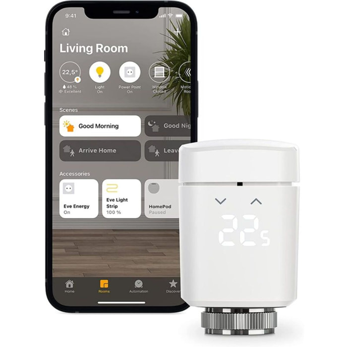 Commande intelligente EVE Thermo HomeKit