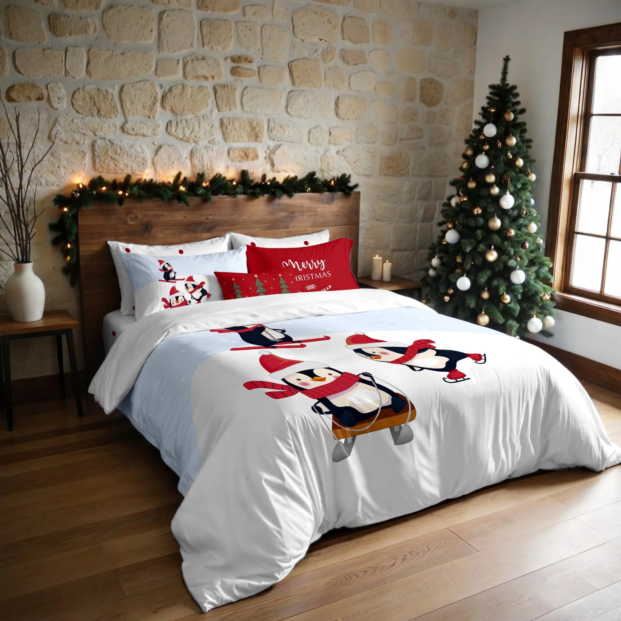 Housse de couette avec boutons-pression Laponia 56