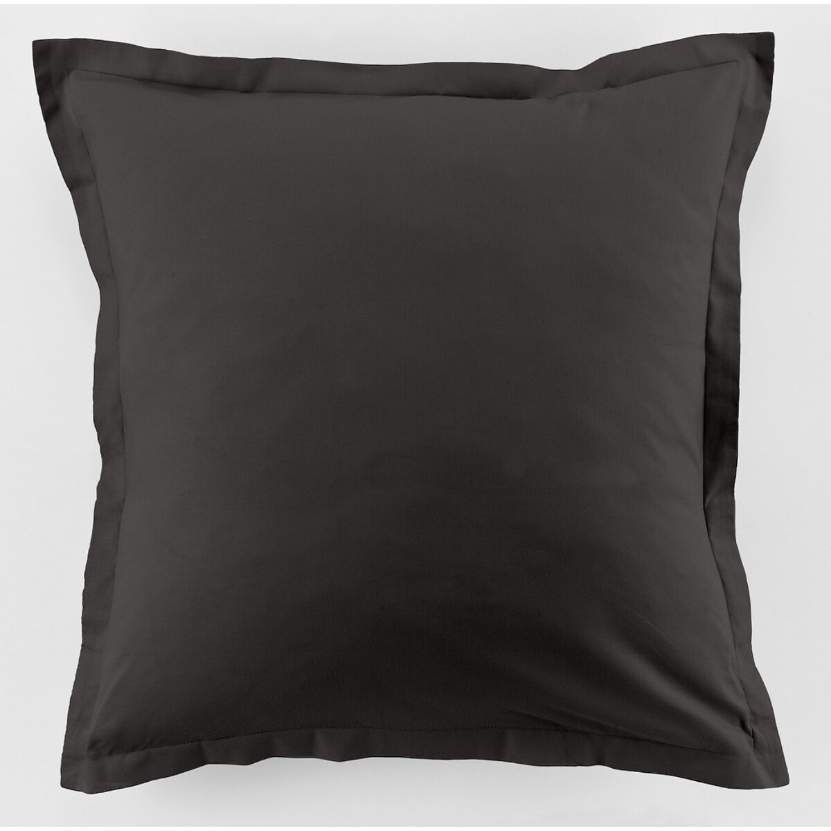 Parure Housse De Couette + 1 taie 100% Coton 57fils Gris FoncÉ