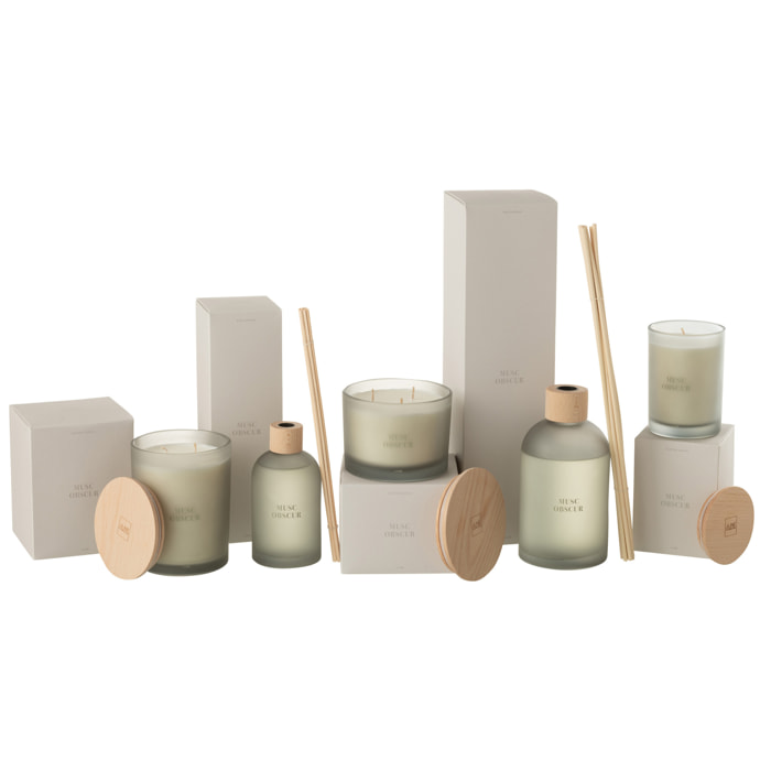 J-Line Bâtonnets parfumés Accords Essentiels - Musc Obscur - bleu - 550ml