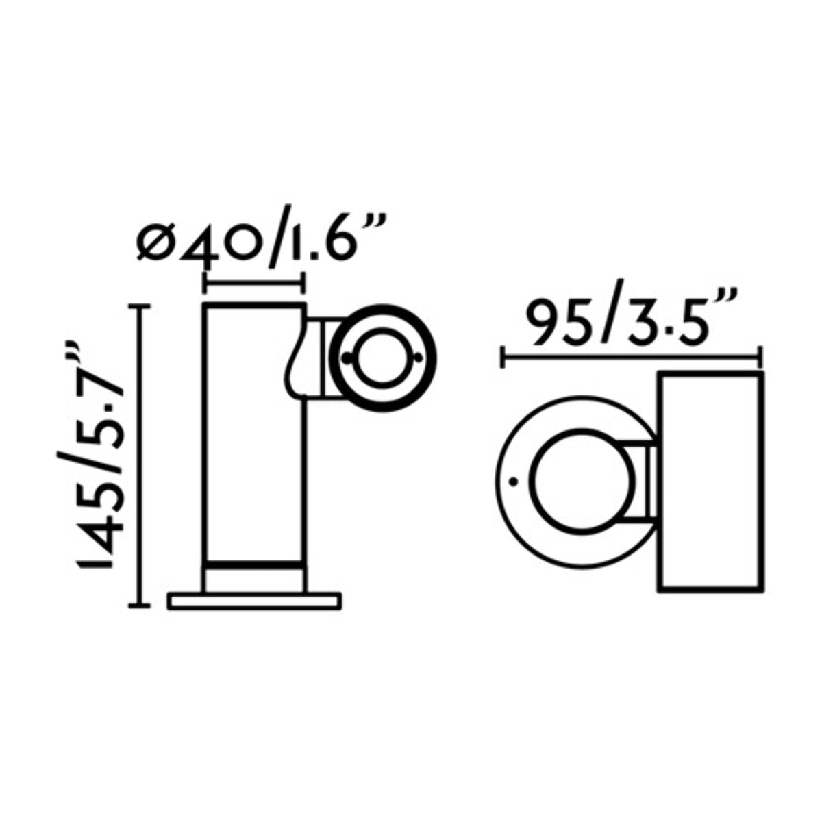 SPY 145 Lampada sopra muro grigio scuro