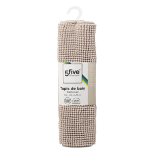 Tapis de bain 50x80cm "Colorama" beige naturel