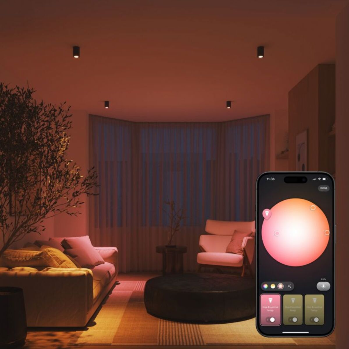 Pack PHILIPS HUE Essential- 3/GU10 White&Color Ambiance
