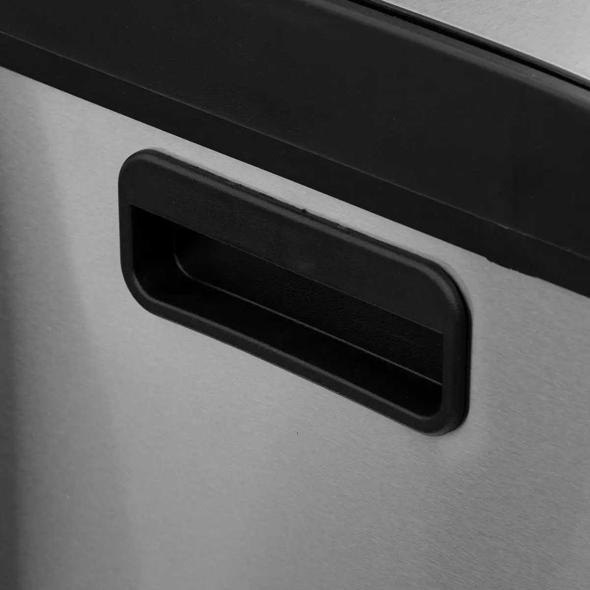 Poubelle tri à pédales métal 2x30L "Ariane" inox